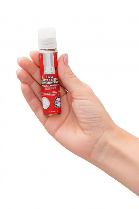 Лубрикант с ароматом арбуза JO Flavored Watermelon - 30 мл. - System JO - купить с доставкой в Белгороде