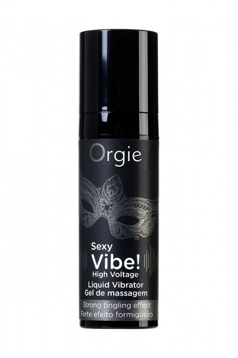 Гель для массажа ORGIE Sexy Vibe High Voltage с эффектом вибрации - 15 мл. - ORGIE - купить с доставкой в Белгороде