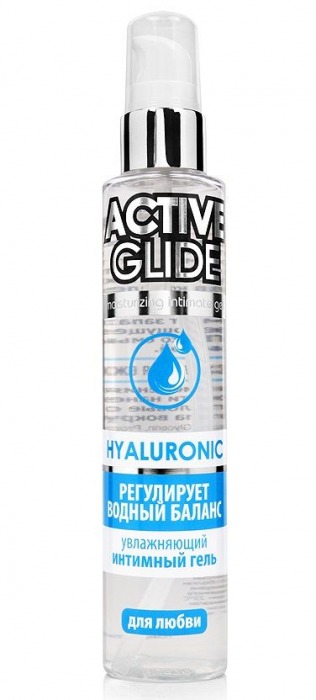 Увлажняющий интимный гель Active Glide Hyaluronic - 100 гр. - Биоритм - купить с доставкой в Белгороде