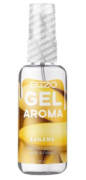 Интимный лубрикант EGZO AROMA с ароматом банана - 50 мл. - EGZO - купить с доставкой в Белгороде