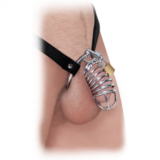 Кольцо верности Extreme Chastity Belt с фиксацией головки - Pipedream - купить с доставкой в Белгороде