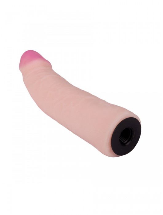 Пояс-трусики с 2 насадками Exotic-Alice - 18 см. - LOVETOY (А-Полимер) - купить с доставкой в Белгороде