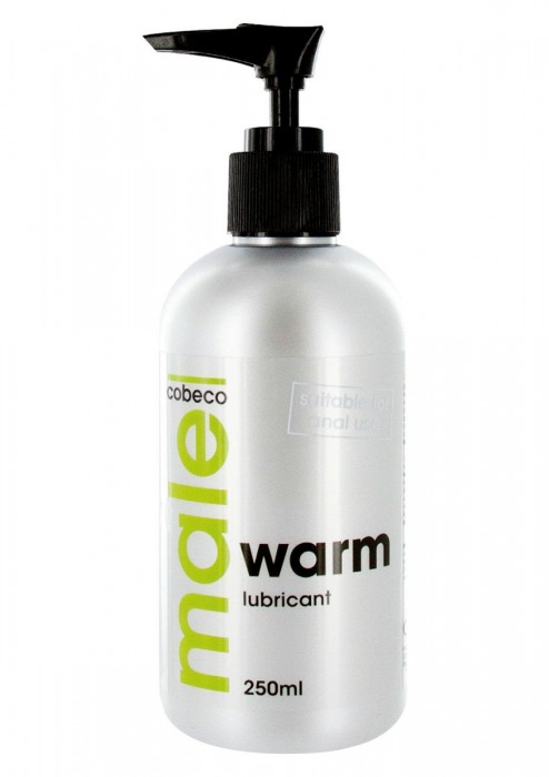 Лубрикант с согревающим эффектом MALE Cobeco Warm Lubricant - 250 мл. - Cobeco - купить с доставкой в Белгороде