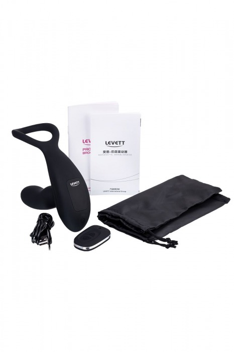 Черный стимулятор простаты Maud с вибрацией - Levett - в Белгороде купить с доставкой