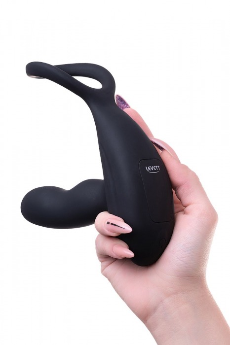 Черный стимулятор простаты Maud с вибрацией - Levett - в Белгороде купить с доставкой