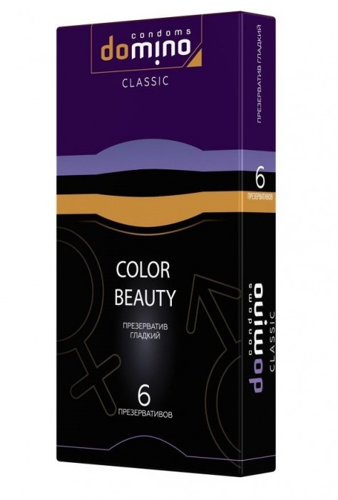 Разноцветные презервативы DOMINO Colour Beauty - 6 шт. - Domino - купить с доставкой в Белгороде