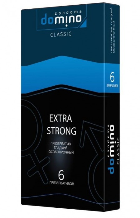 Суперпрочные презервативы DOMINO Extra Strong - 6 шт. - Domino - купить с доставкой в Белгороде