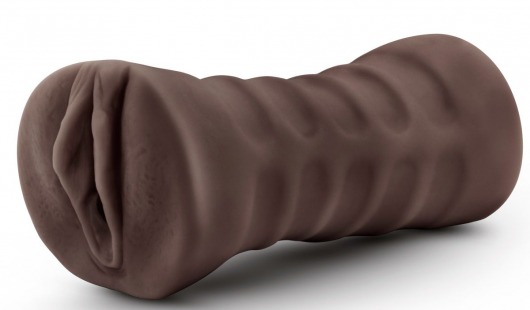 Коричневый мастурбатор-вагина Hot Chocolate Brianna - Blush Novelties - в Белгороде купить с доставкой