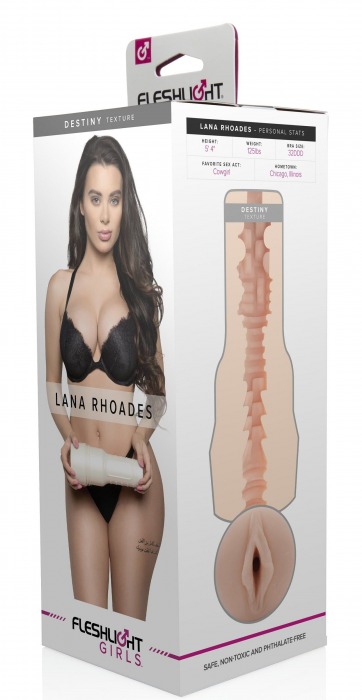 Мастурбатор-вагина Fleshlight Girls - Lana Rhoades Destiny - Fleshlight - в Белгороде купить с доставкой