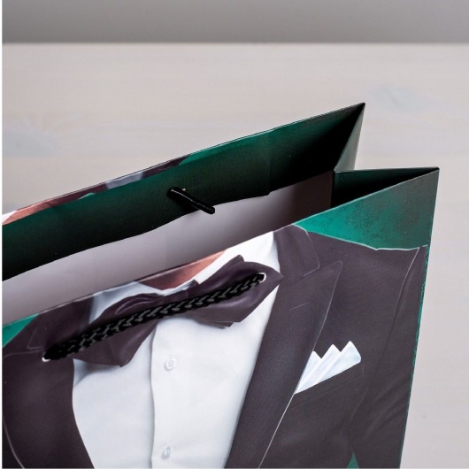 Бумажный пакет «Лучшему!» - 23 х 27 см. - Сима-Ленд - купить с доставкой в Белгороде