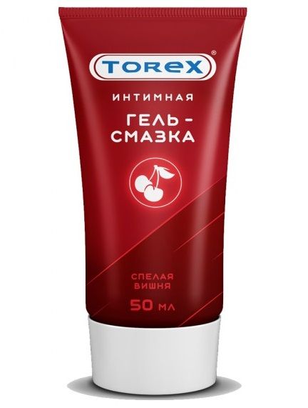 Смазка на водной основе TOREX  Спелая вишня  - 50 мл. - Torex - купить с доставкой в Белгороде