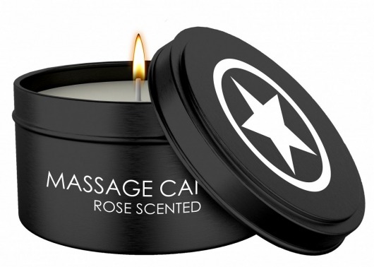 Массажная свеча с ароматом розы Massage Candle - Shots Media BV - купить с доставкой в Белгороде