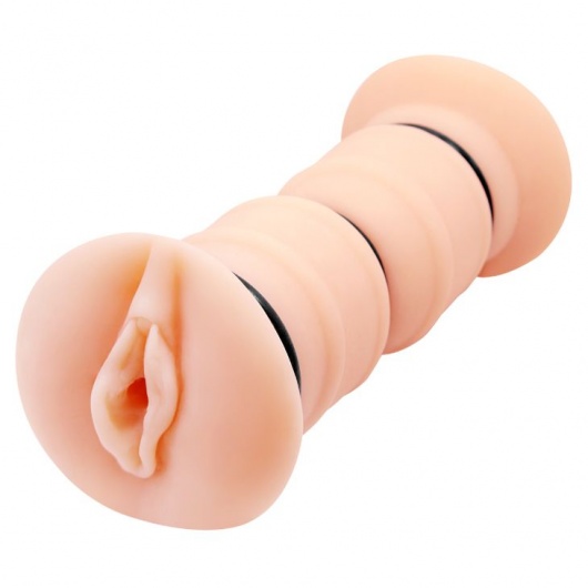 Телесный вибромастурбатор-вагина Michelle - Baile - в Белгороде купить с доставкой
