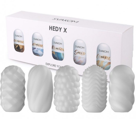 Набор из 5 мастурбаторов Hedy X5 Mixed - Svakom - в Белгороде купить с доставкой