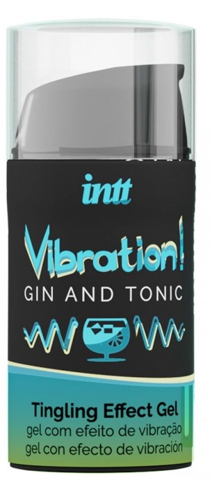 Жидкий интимный гель с эффектом вибрации Vibration! Gin   Tonic - 15 мл. - INTT - купить с доставкой в Белгороде