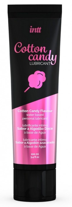 Интимный гель на водной основе Cotton Candy Lubricant - 100 мл. - INTT - купить с доставкой в Белгороде