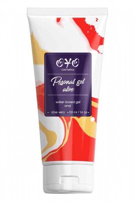 Анальная смазка на водной основе OYO Personal Gel Aloe - 50 мл. - OYO - купить с доставкой в Белгороде