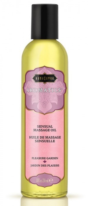 Массажное масло с цветочным ароматом Pleasure Garden - 236 мл. - Kama Sutra - купить с доставкой в Белгороде