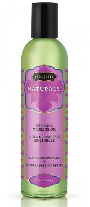 Массажное масло Naturals Island Passion Berry с ароматом тропических фруктов - 236 мл. - Kama Sutra - купить с доставкой в Белгороде