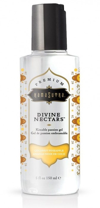 Гель-лубрикант на водной основе Divine Nectars Vanilla с ароматом ванили - 150 мл. - Kama Sutra - купить с доставкой в Белгороде