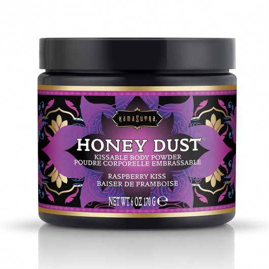 Пудра для тела Honey Dust Body Powder с ароматом малины - 170 гр. - Kama Sutra - купить с доставкой в Белгороде