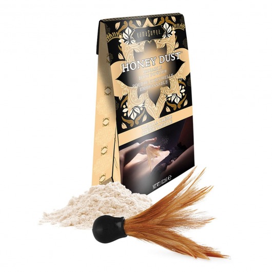 Пудра для тела Honey Dust Body Powder с ароматом ванили - 28 гр. - Kama Sutra - купить с доставкой в Белгороде