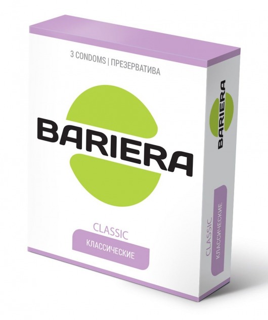 Классические презервативы Bariera Classic - 3 шт. - Bariera - купить с доставкой в Белгороде