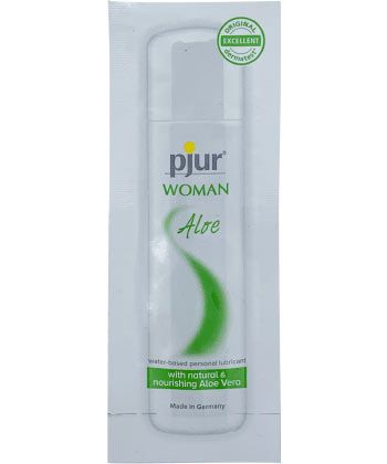 Лубрикант на водной основе pjur WOMAN Aloe - 2 мл. - Pjur - купить с доставкой в Белгороде