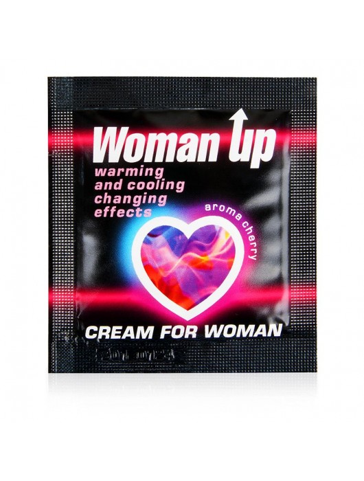 Возбуждающий крем для женщин с ароматом вишни Woman Up - 1,5 гр. - Биоритм - купить с доставкой в Белгороде