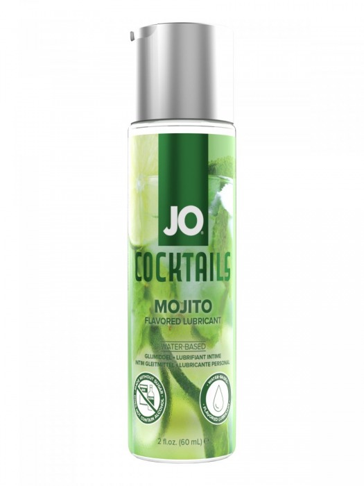 Вкусовой лубрикант на водной основе JO Cocktails Mojito - 60 мл. - System JO - купить с доставкой в Белгороде
