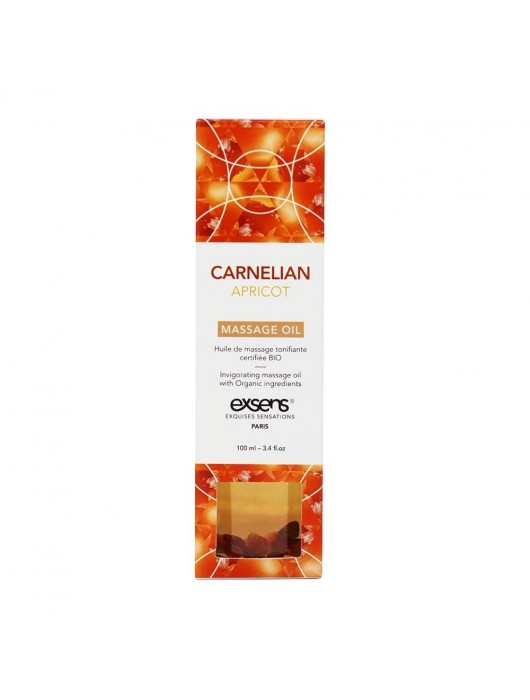Органическое массажное масло CARNELIAN APRICOT - 100 мл. - Exsens - купить с доставкой в Белгороде
