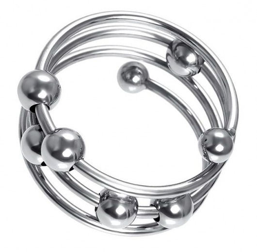 Большое металлическое кольцо под головку пениса - ToyFa - купить с доставкой в Белгороде