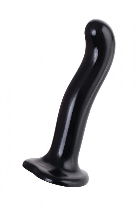 Черный стимулятор для пар P G-Spot Dildo Size L - 19 см. - Strap-on-me - в Белгороде купить с доставкой