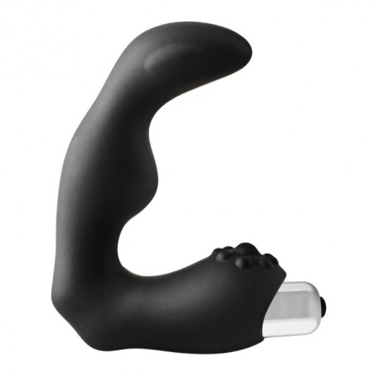 Черный вибромассажер простаты FantASStic Vibrating Prostate Massager - 11,3 см. - Dream Toys - в Белгороде купить с доставкой