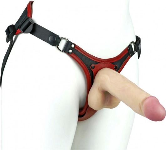 Женский пояс WOMEN Style с 3 насадками - LOVETOY (А-Полимер) - купить с доставкой в Белгороде