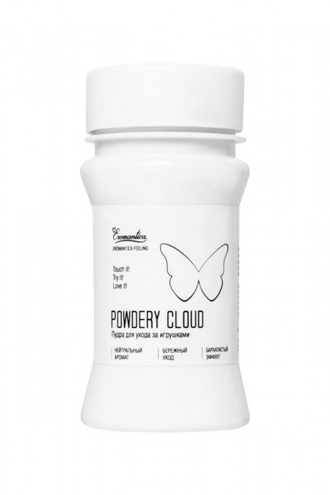 Пудра для ухода за игрушками Powdery Cloud с нейтральным ароматом - 40 гр. - Eromantica - купить с доставкой в Белгороде