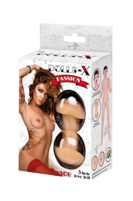 Надувная секс-кукла с тремя любовными отверстиями - ToyFa - в Белгороде купить с доставкой