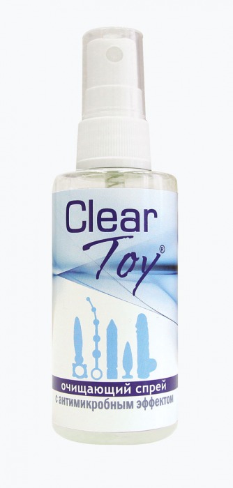 Очищающий спрей Clear Toy с антимикробным эффектом - 100 мл. - Биоритм - купить с доставкой в Белгороде