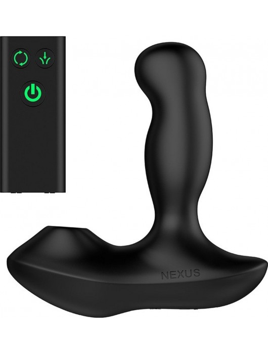 Черный вибратор-ротатор для стимуляции простаты Nexus Revo Air - Nexus Range - в Белгороде купить с доставкой