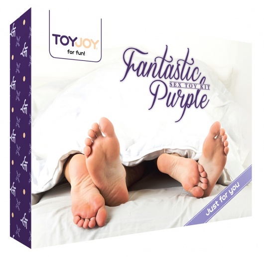Эротический набор FANTASTIC PURPLE SEX TOY KIT - Toy Joy - купить с доставкой в Белгороде