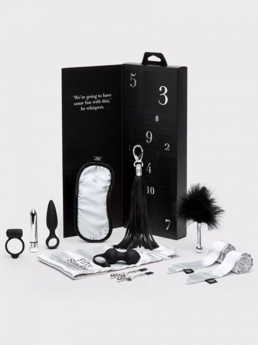 Эротический набор Pleasure Overload 10 Days of Play Gift Set - Fifty Shades of Grey - купить с доставкой в Белгороде