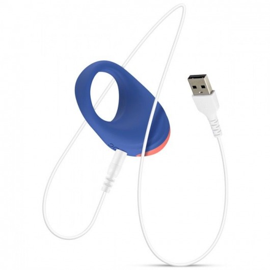 Синее эрекционное кольцо RRRING Dinner Date Cock Ring - FeelzToys - в Белгороде купить с доставкой