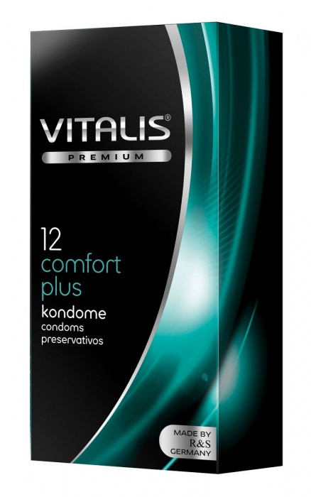 Контурные презервативы VITALIS PREMIUM comfort plus - 12 шт. - Vitalis - купить с доставкой в Белгороде