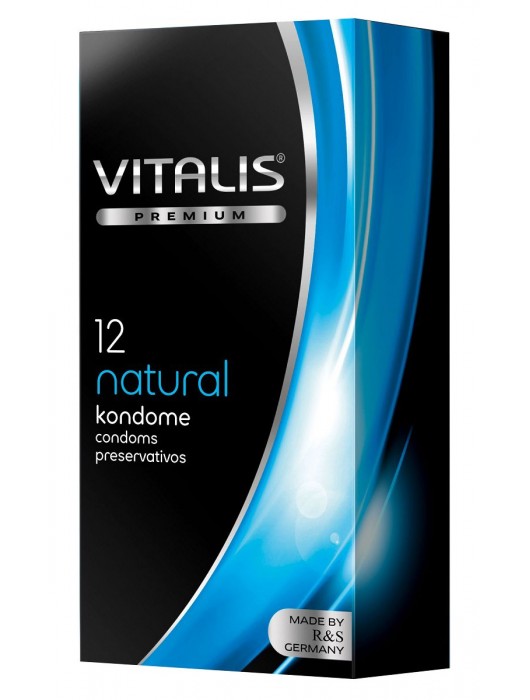 Классические презервативы VITALIS PREMIUM natural - 12 шт. - Vitalis - купить с доставкой в Белгороде