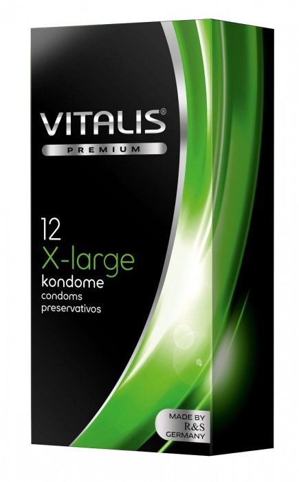 Презервативы увеличенного размера VITALIS PREMIUM x-large - 12 шт. - Vitalis - купить с доставкой в Белгороде
