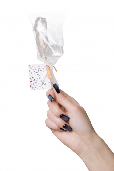 Прозрачный леденец в форме фаллоса со вкусом пина колады - Sosuчki - купить с доставкой в Белгороде