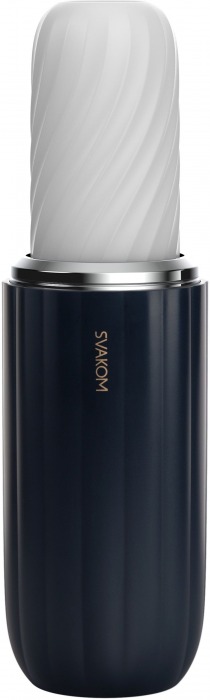 Черно-белый интерактивный мастурбатор Alex Neo 2 - Svakom - в Белгороде купить с доставкой