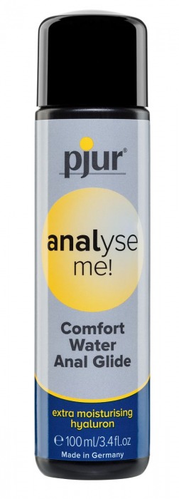 Анальный лубрикант pjur ANALYSE ME Comfort Water Anal Glide - 100 мл. - Pjur - купить с доставкой в Белгороде