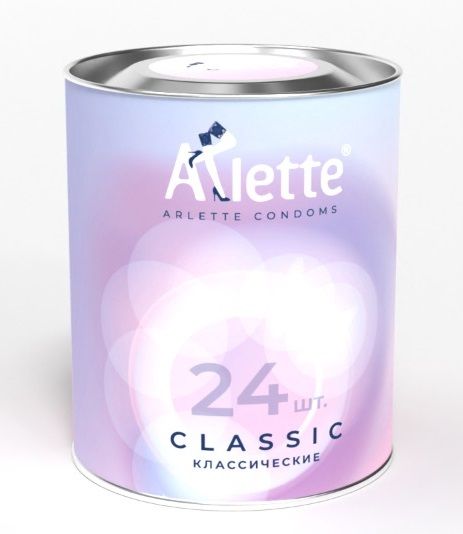 Классические презервативы Arlette Classic - 24 шт. - Arlette - купить с доставкой в Белгороде