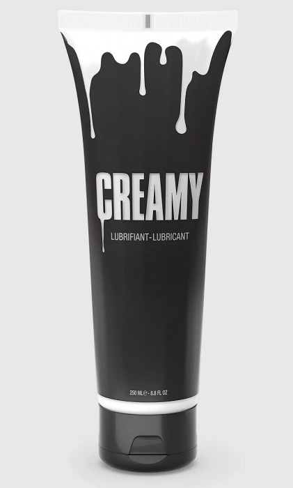 Смазка на водной основе Creamy с консистенцией спермы - 250 мл. - Strap-on-me - купить с доставкой в Белгороде